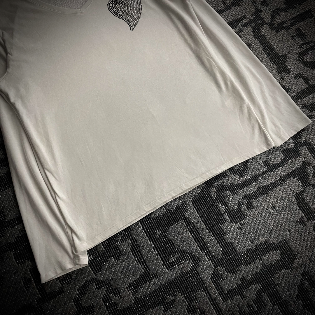 Roen x semantic design Skull Stud Long Sleeve T-Shirt