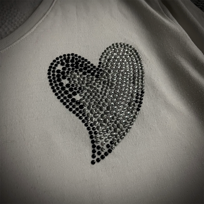 Roen x semantic design Skull Stud Long Sleeve T-Shirt