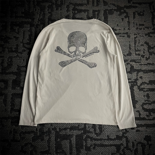 Roen x semantic design Skull Stud Long Sleeve T-Shirt