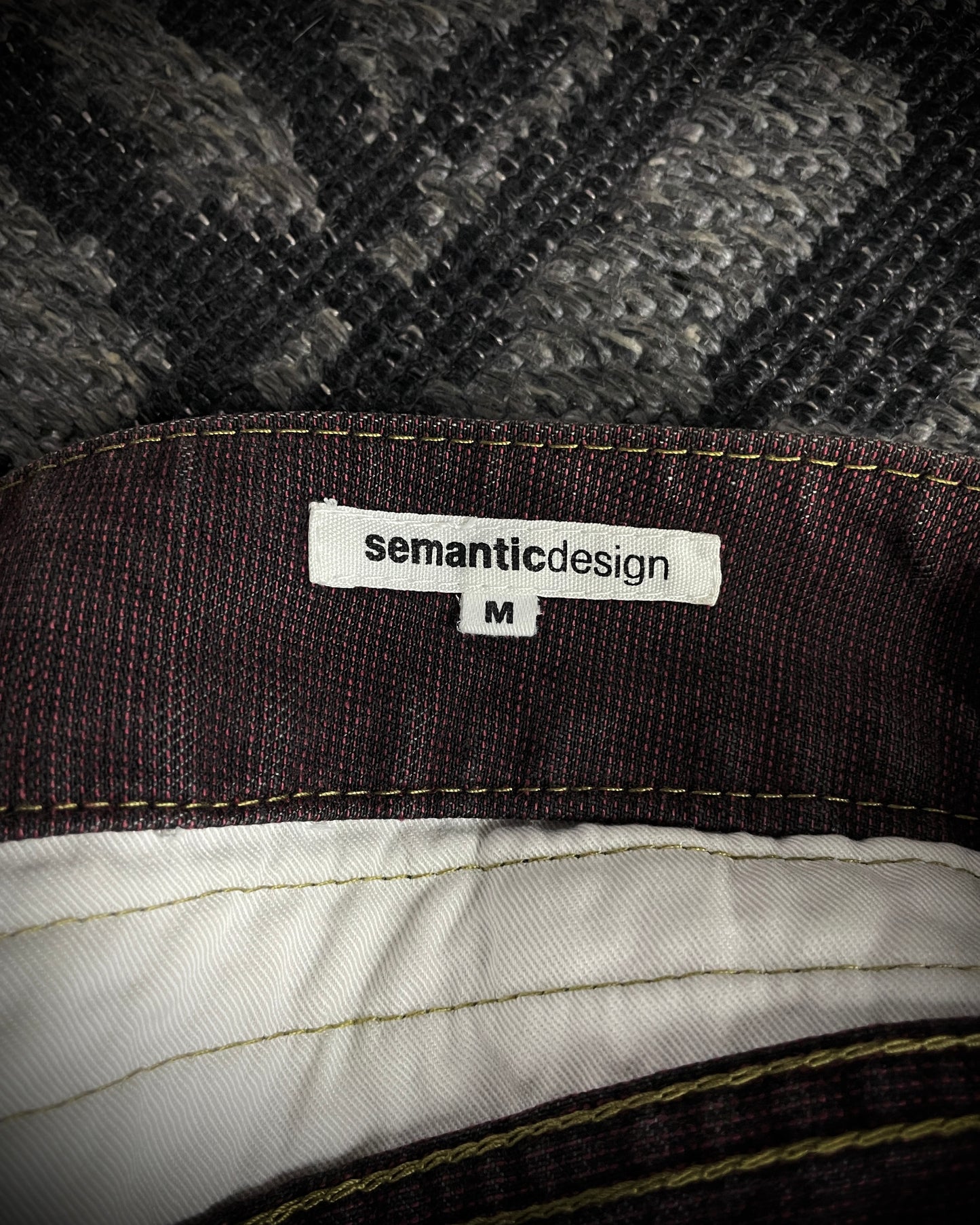 Semantic Design Multi Zip Whiskered Bootcut Jeans