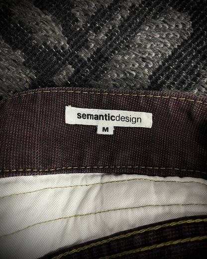 Semantic Design Multi Zip Whiskered Bootcut Jeans