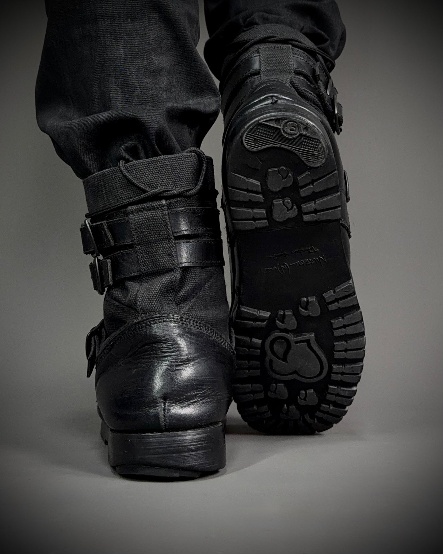 Number (N)ine SS2006 Strap Military Boots
