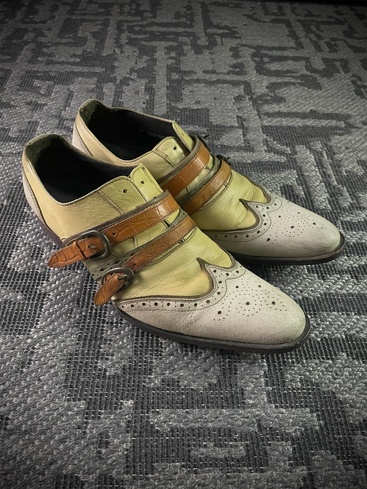 alfredoBANNISTER Western Leather Shoes