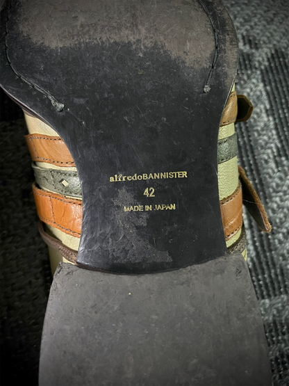 alfredoBANNISTER Western Leather Shoes