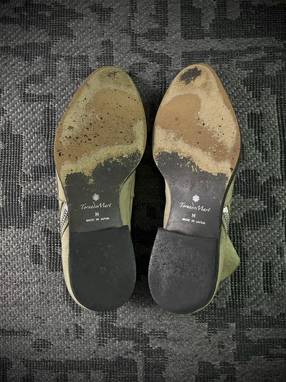 Tornado Mart Crocodile Leather Tornado Zip Boots