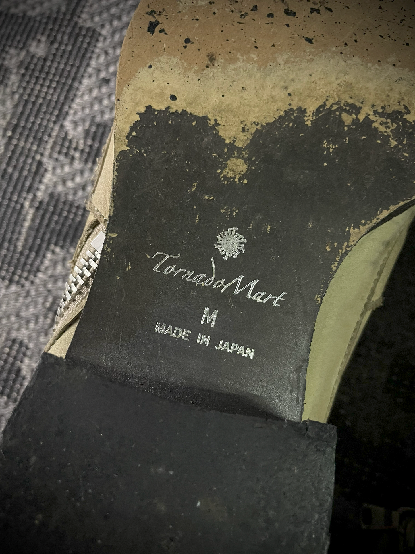 Tornado Mart Crocodile Leather Tornado Zip Boots