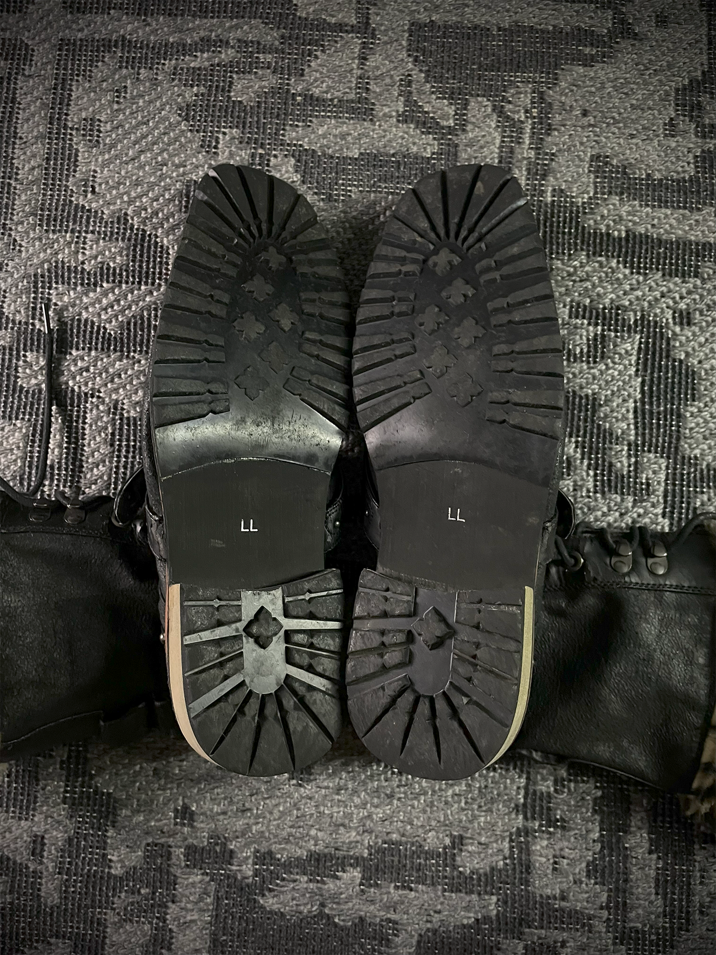 In The Attic Studed Leopard Fur Boots