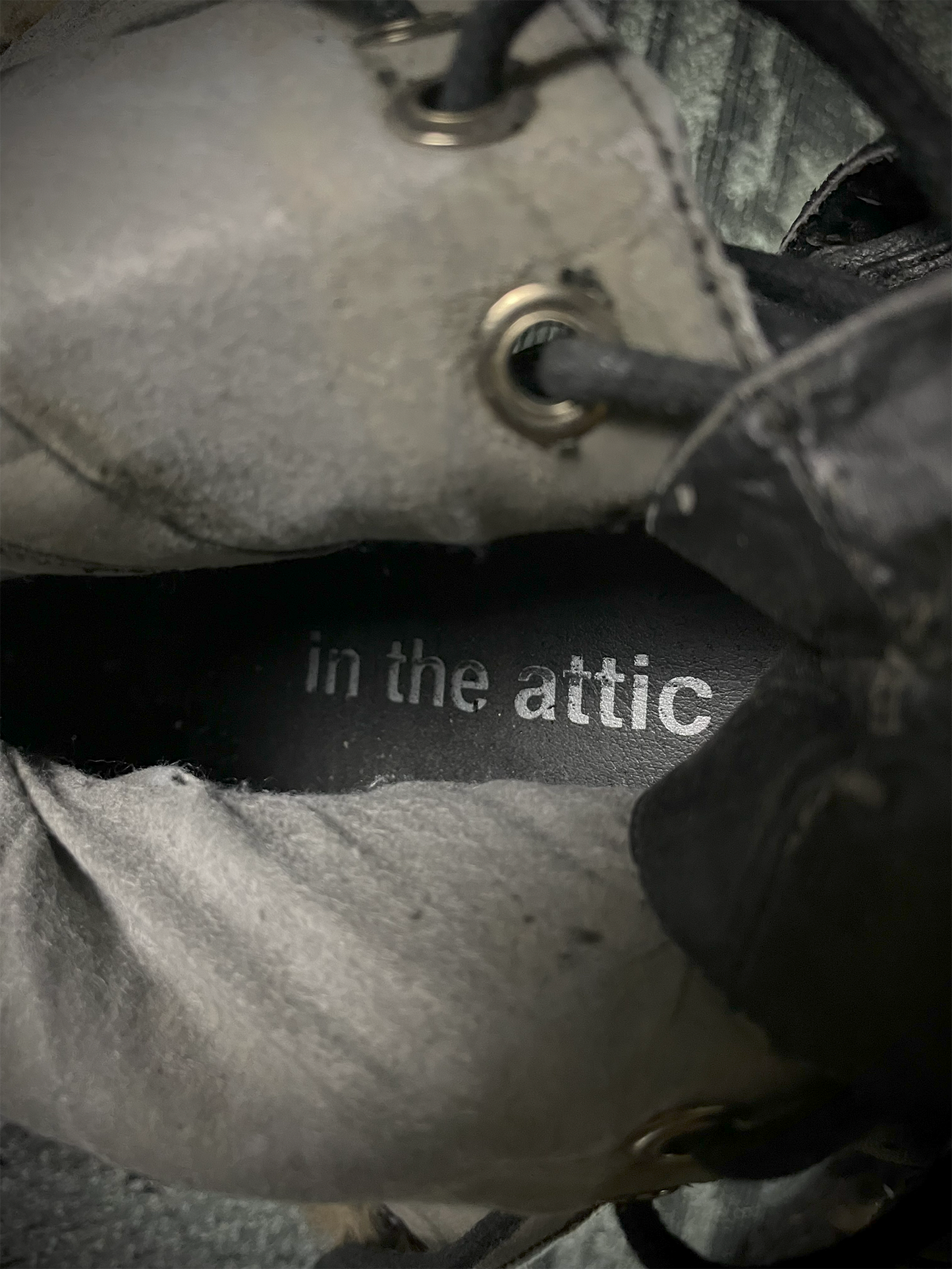 In The Attic Studed Leopard Fur Boots