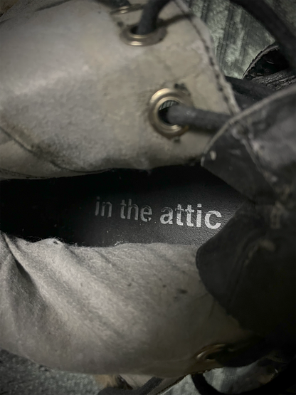 In The Attic Studed Leopard Fur Boots