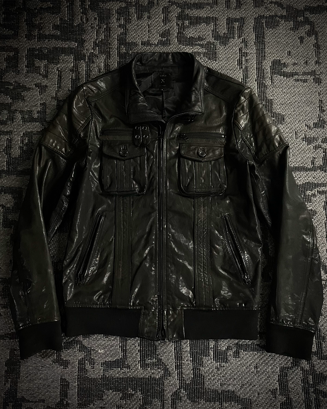 Edge Rupert Goat Skin Bomber Jacket