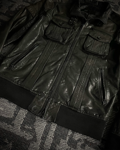 Edge Rupert Goat Skin Bomber Jacket