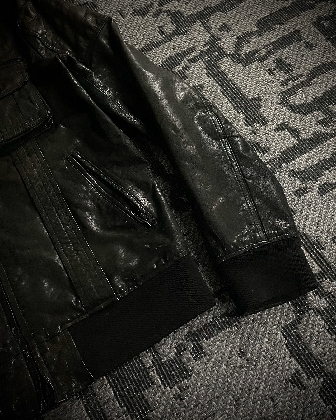 Edge Rupert Goat Skin Bomber Jacket