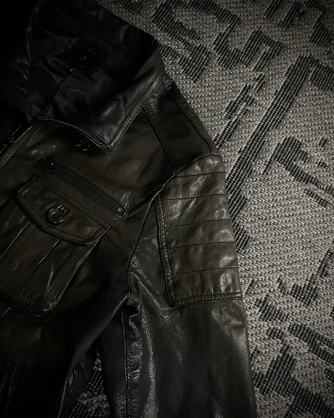 Edge Rupert Goat Skin Bomber Jacket