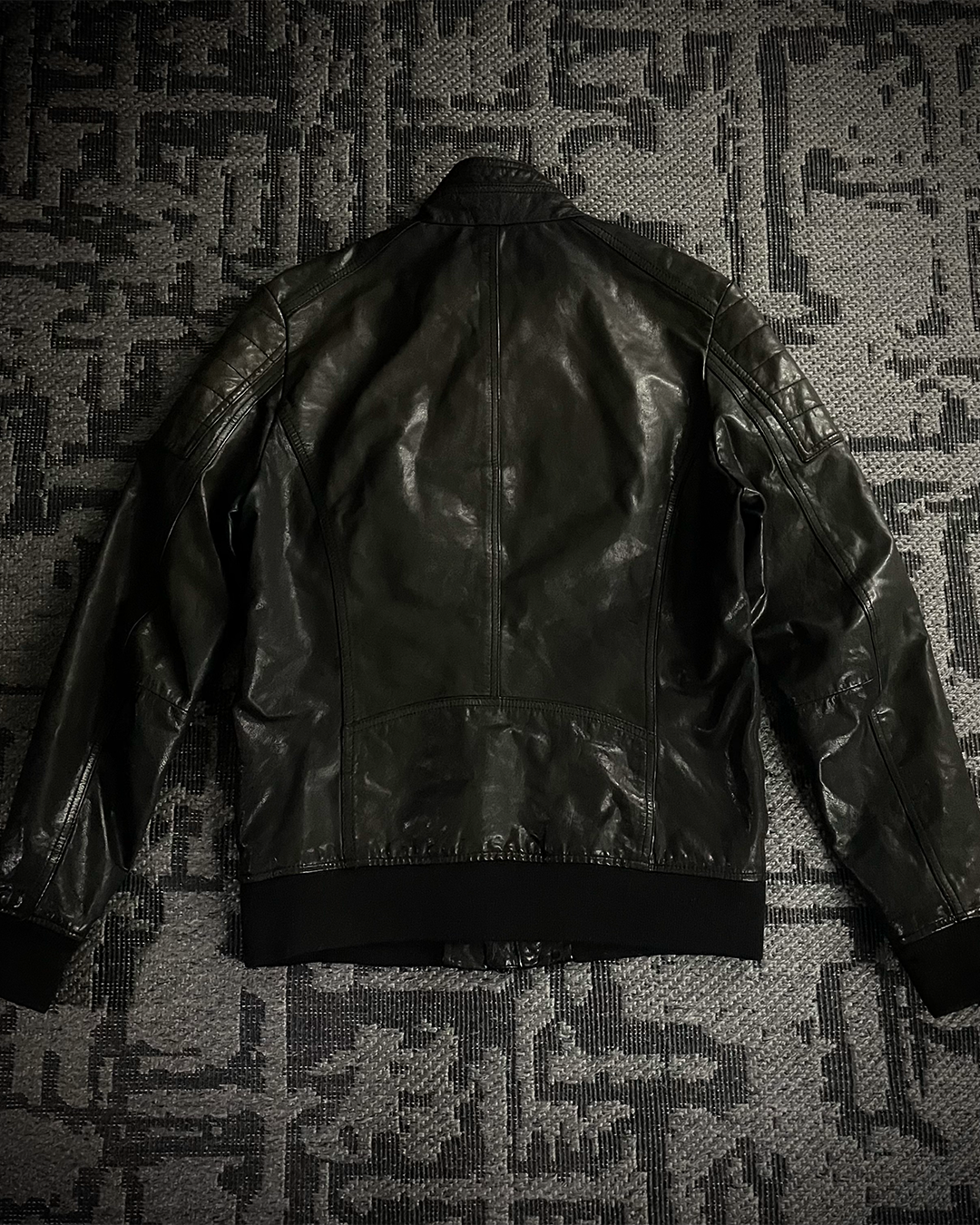 Edge Rupert Goat Skin Bomber Jacket