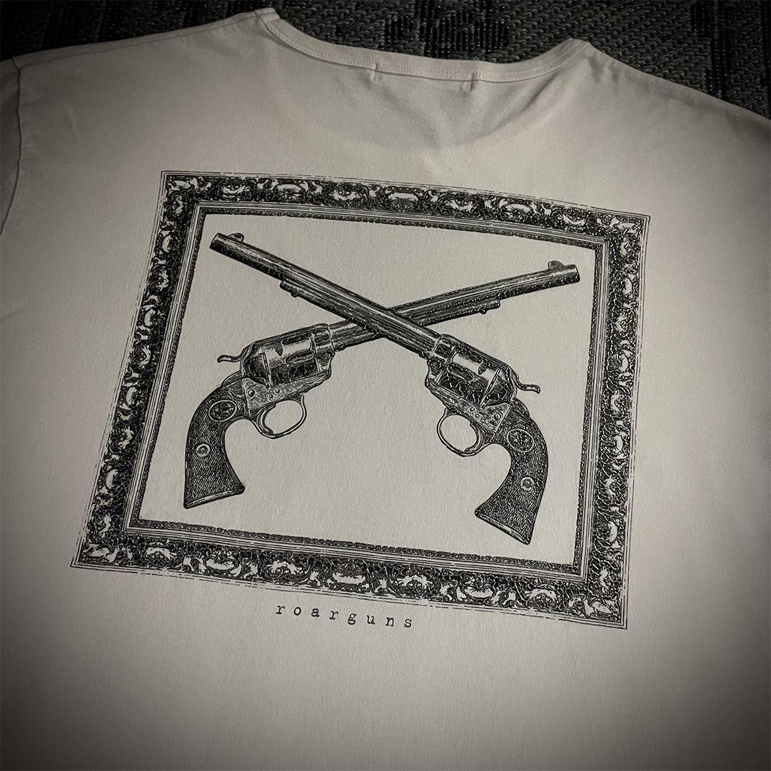 Roar Guns Foil Print "Cross Gun" Swarovski