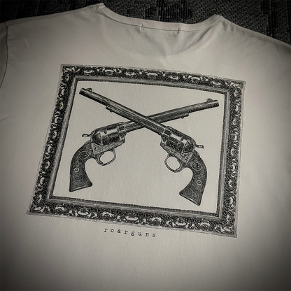 Roar Guns Foil Print "Cross Gun" Swarovski