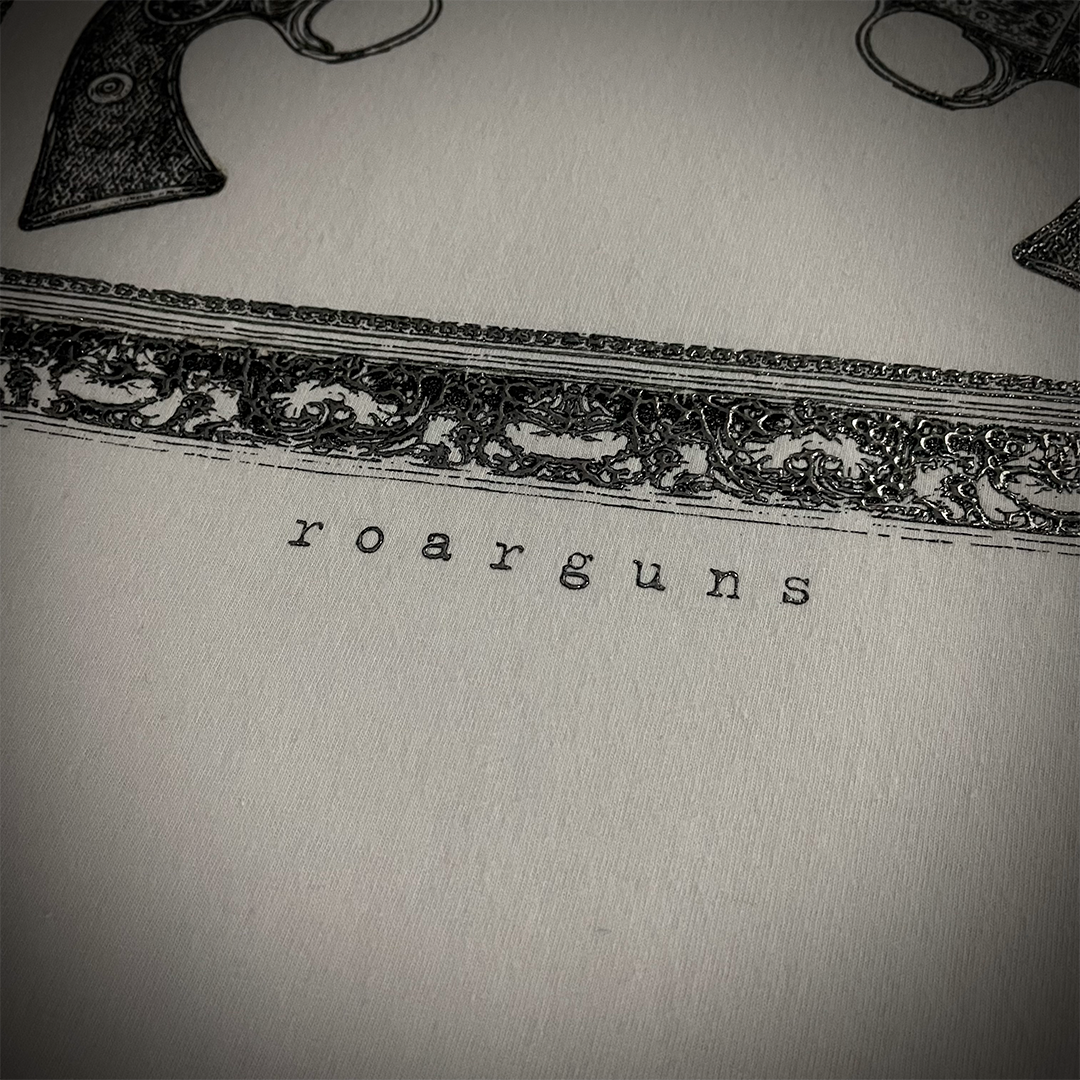 Roar Guns Foil Print "Cross Gun" Swarovski