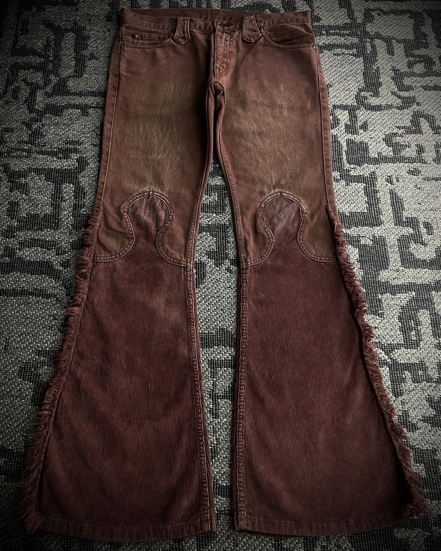 Led Rechwe Western Hybrid Flared Jeans