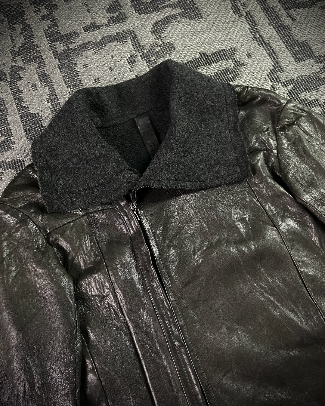 Isaac Sellam Experience High Neck Sheepskin Jacket