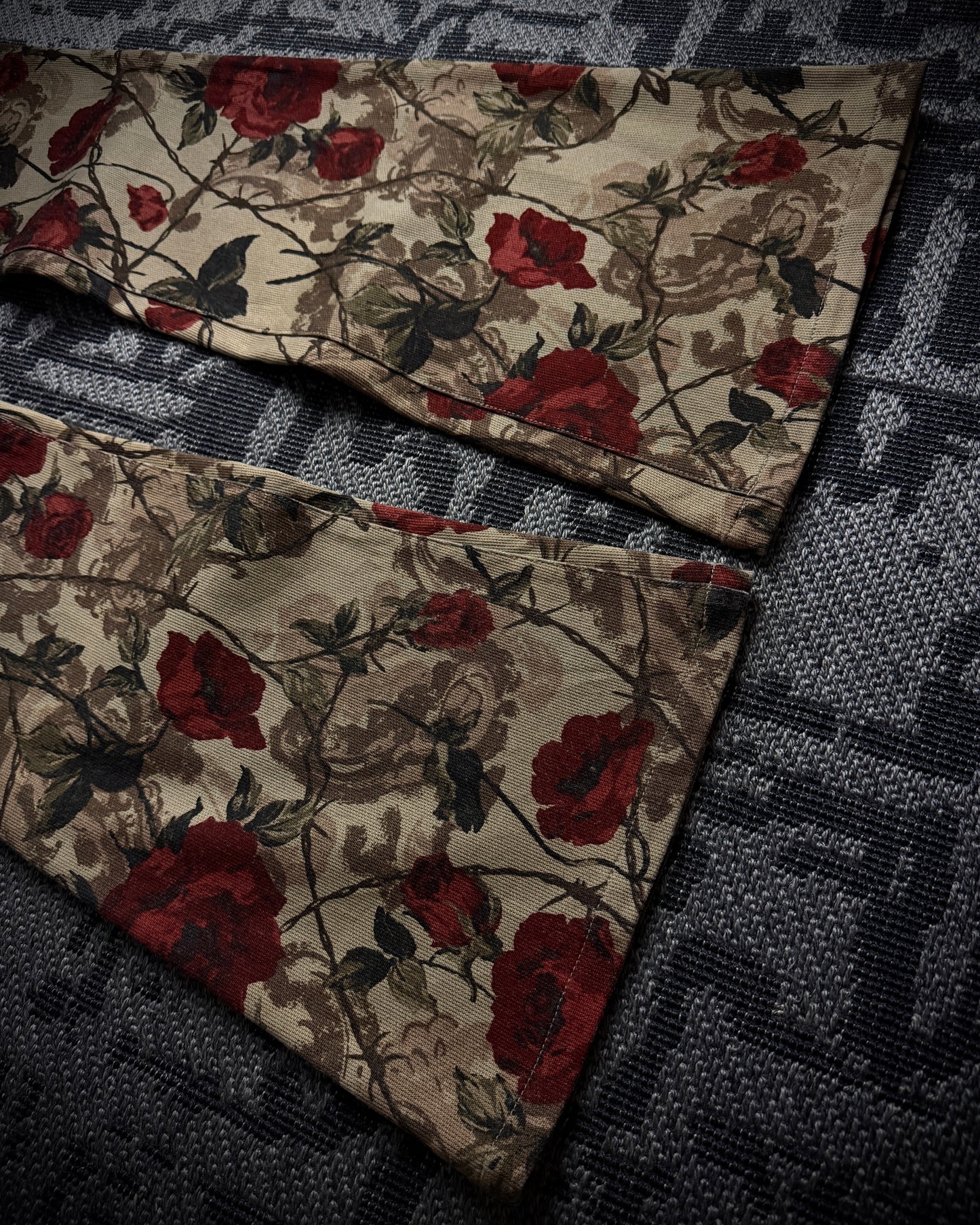 Tornado Mart Rose Floral Flared Pants