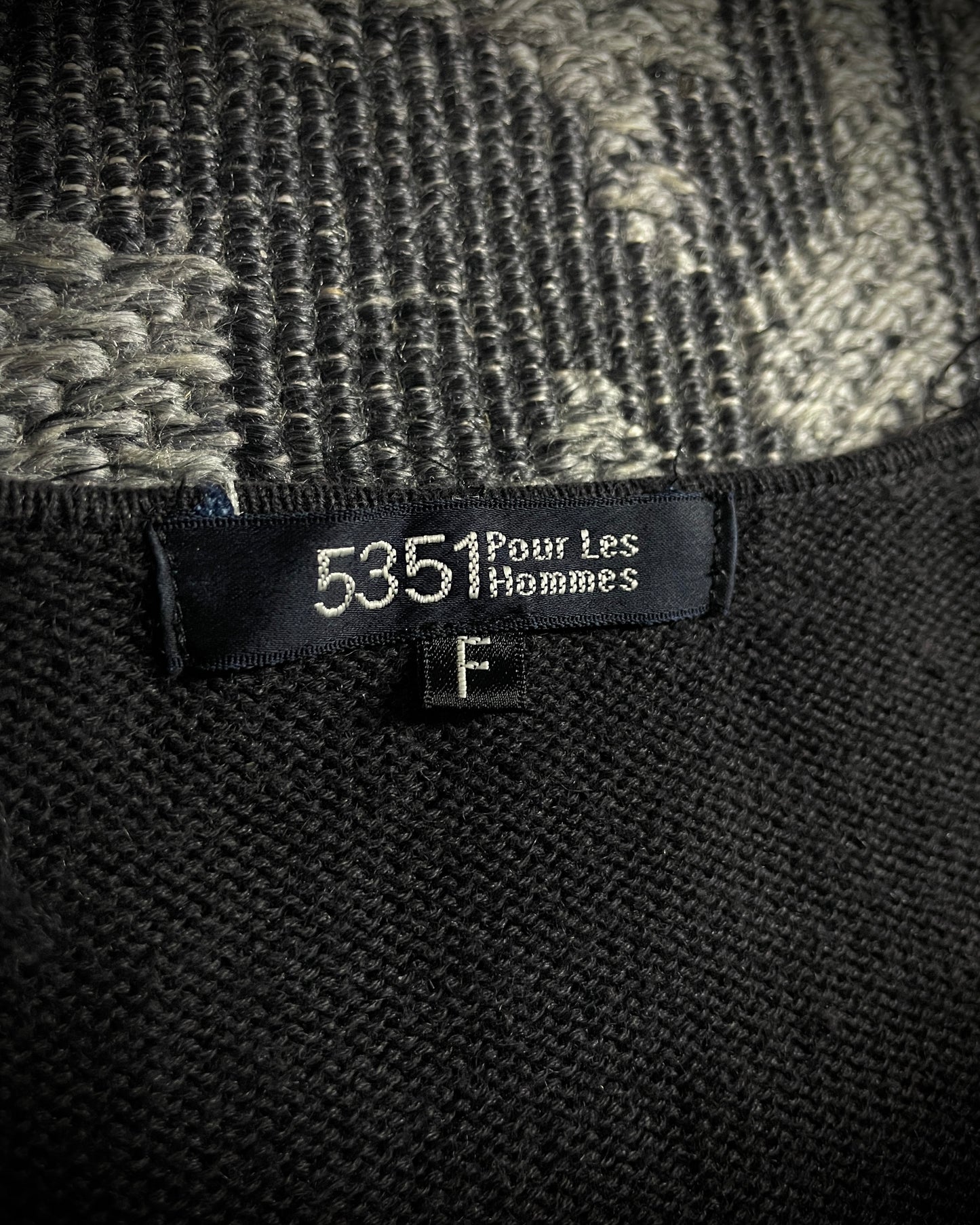 5351 Pour Les Hommes Shredded Open Knit