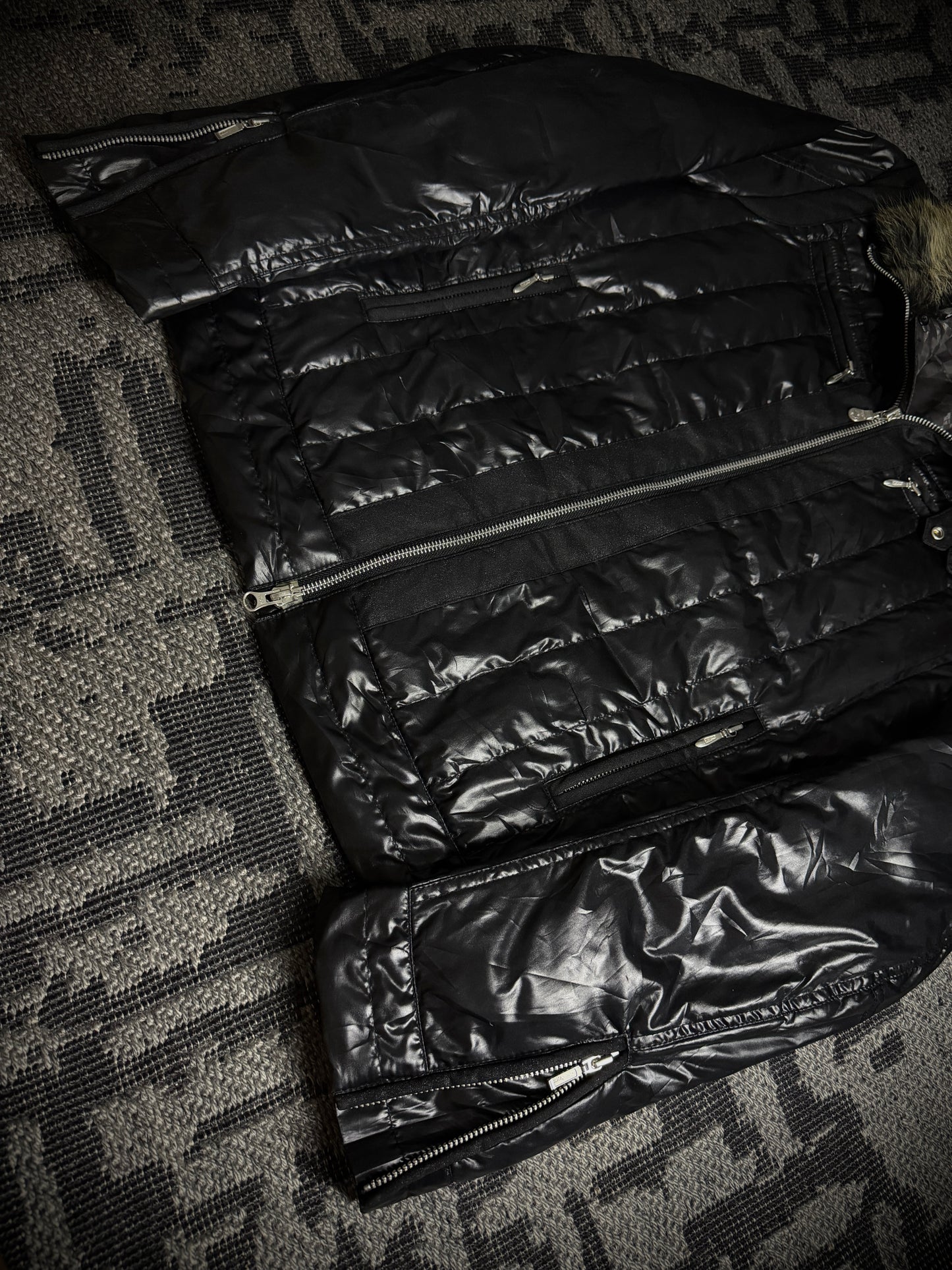 Tornado Mart Quilted Real Fur Down Jacket