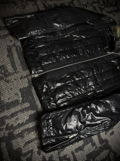 Tornado Mart Quilted Real Fur Down Jacket
