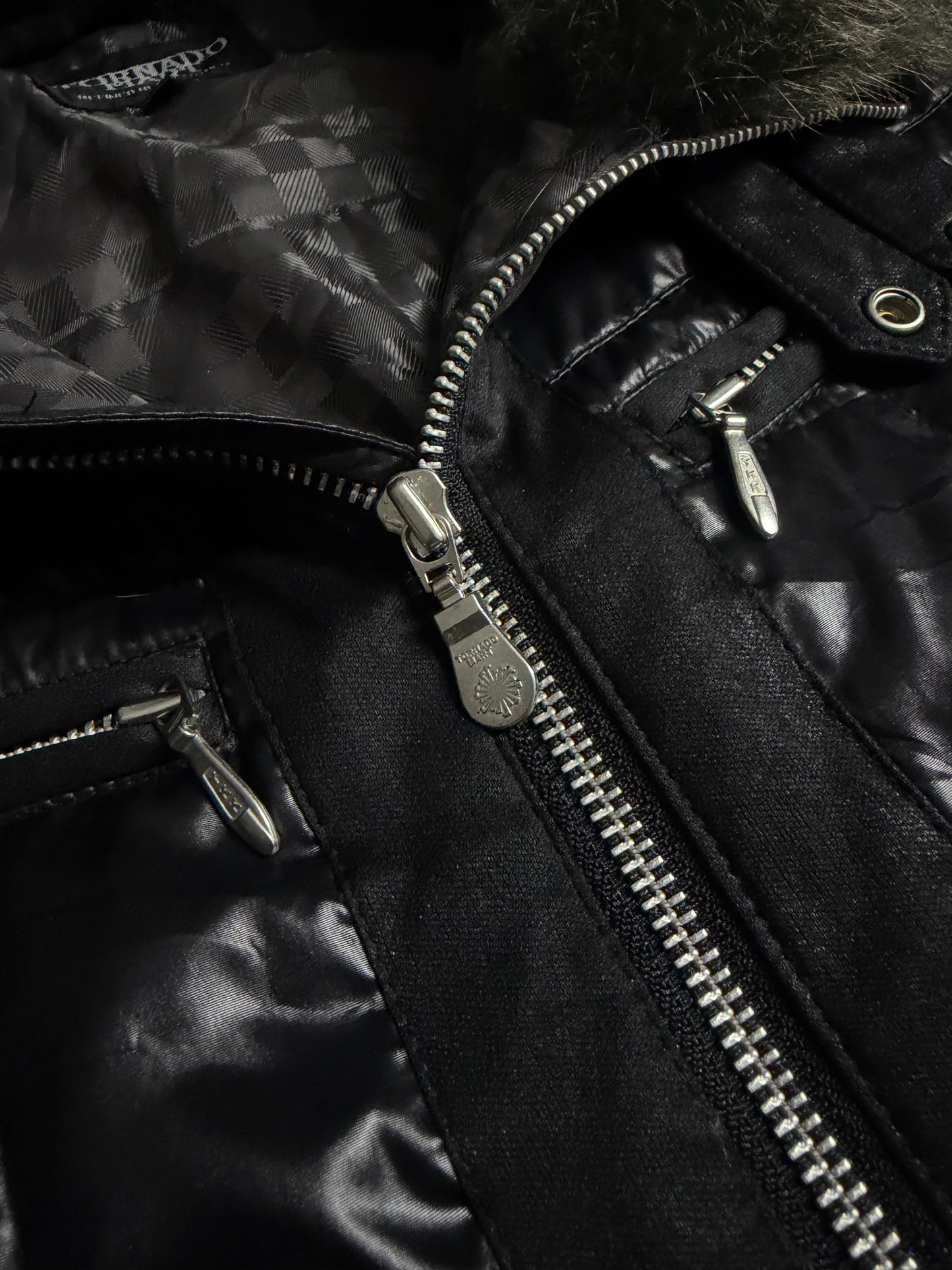 Tornado Mart Quilted Real Fur Down Jacket