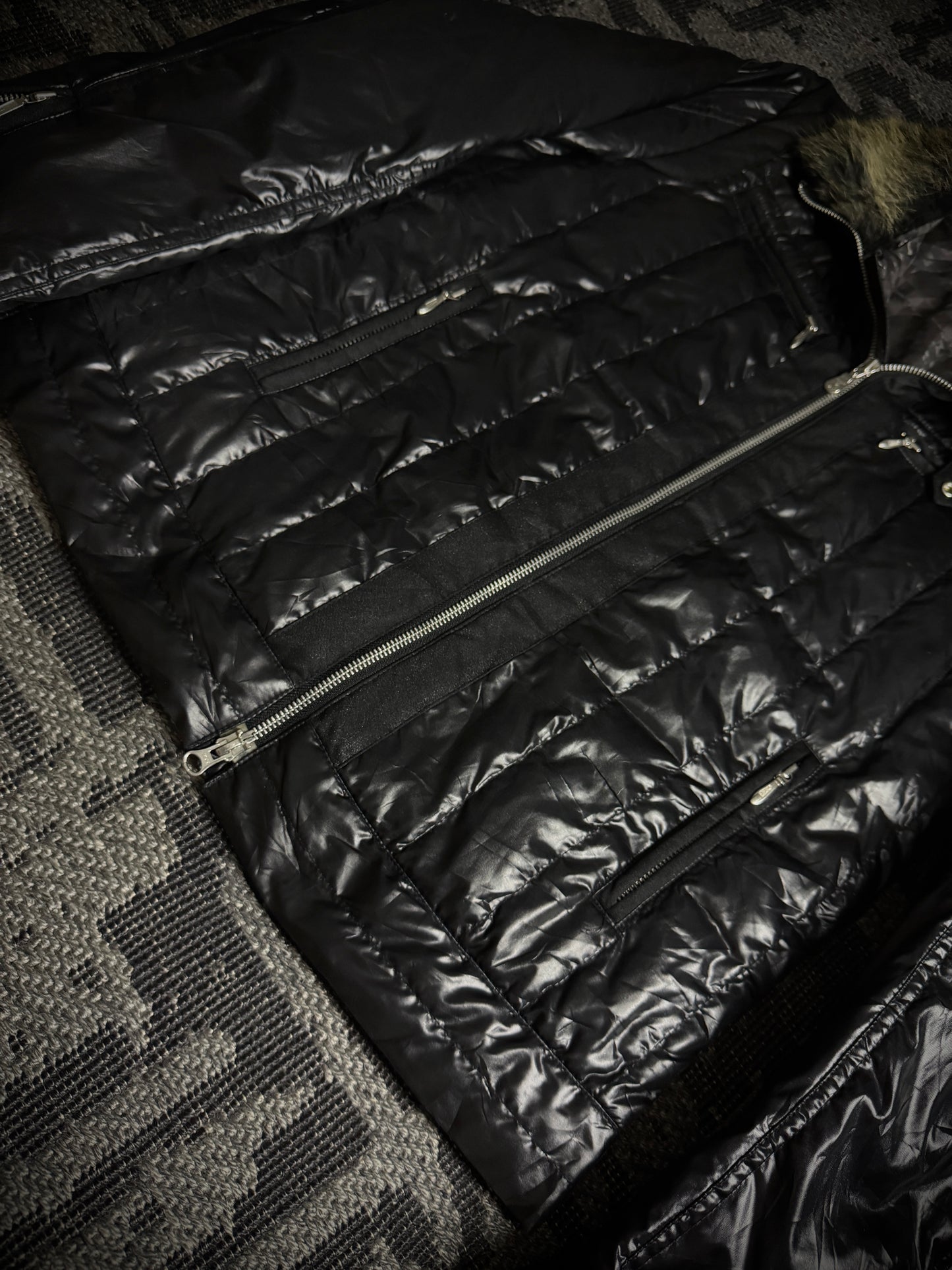 Tornado Mart Quilted Real Fur Down Jacket
