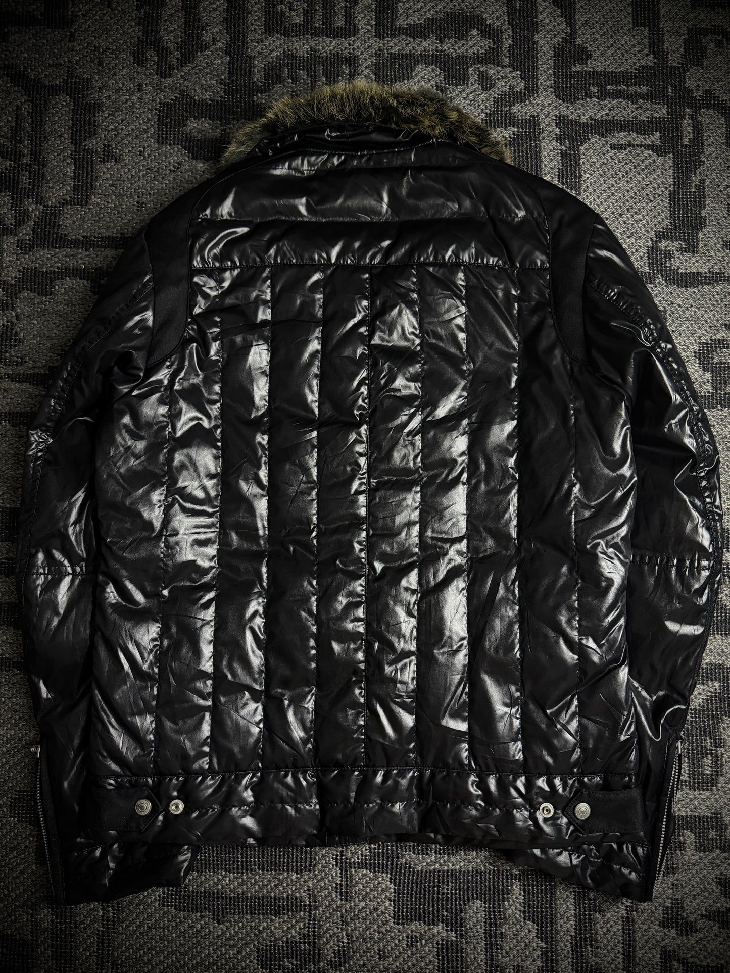 Tornado Mart Quilted Real Fur Down Jacket