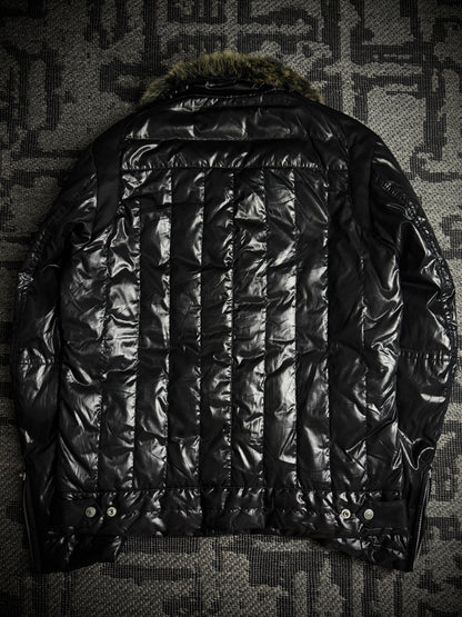 Tornado Mart Quilted Real Fur Down Jacket