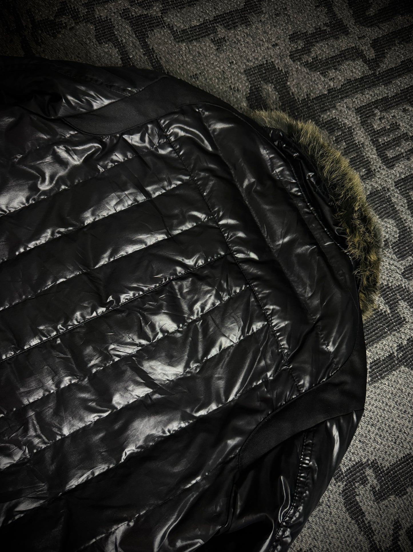 Tornado Mart Quilted Real Fur Down Jacket