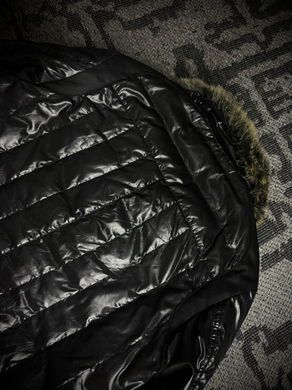 Tornado Mart Quilted Real Fur Down Jacket