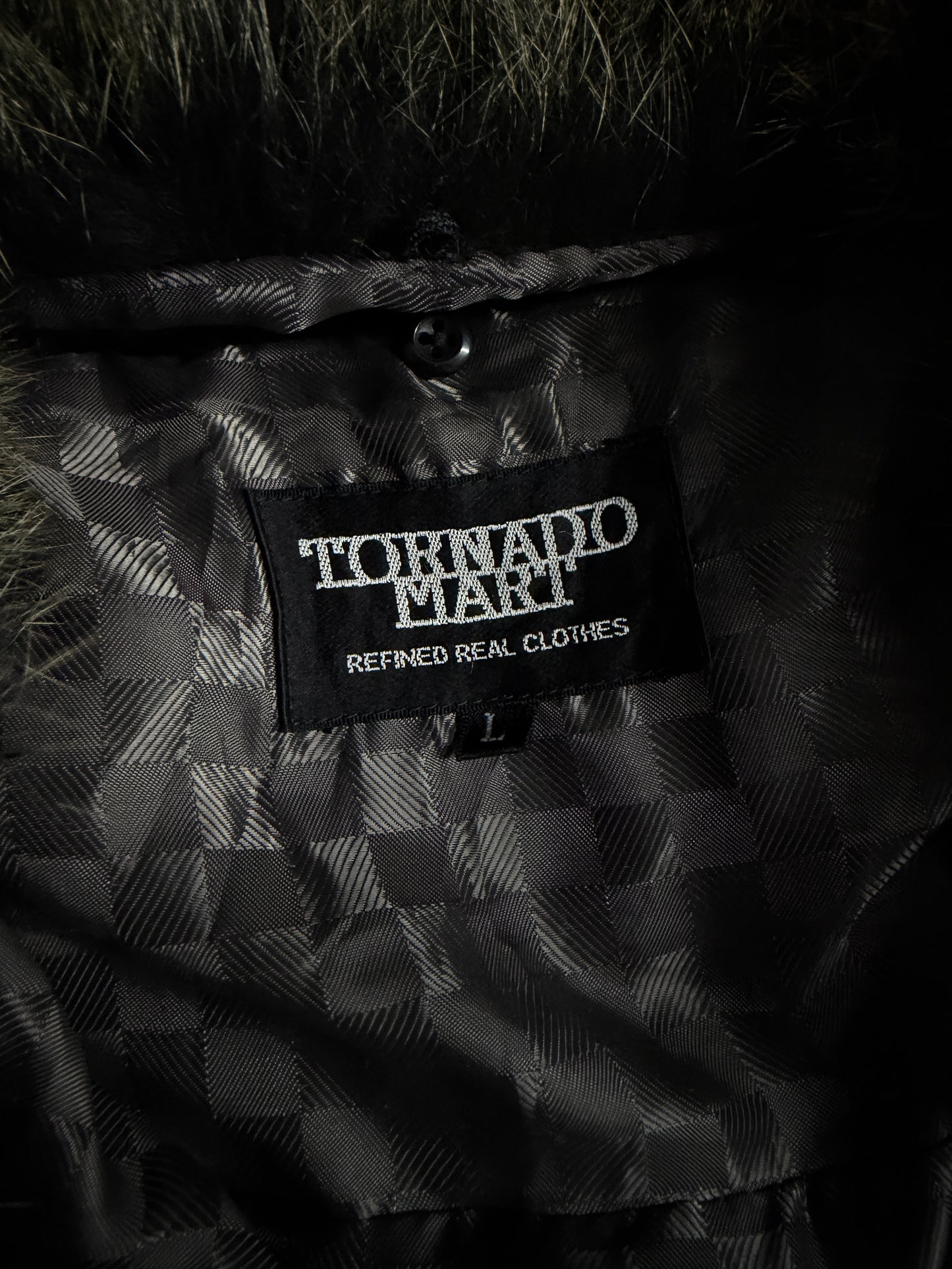 Tornado Mart Quilted Real Fur Down Jacket