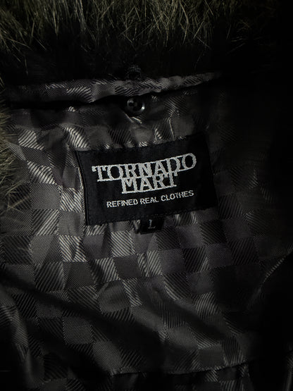 Tornado Mart Quilted Real Fur Down Jacket