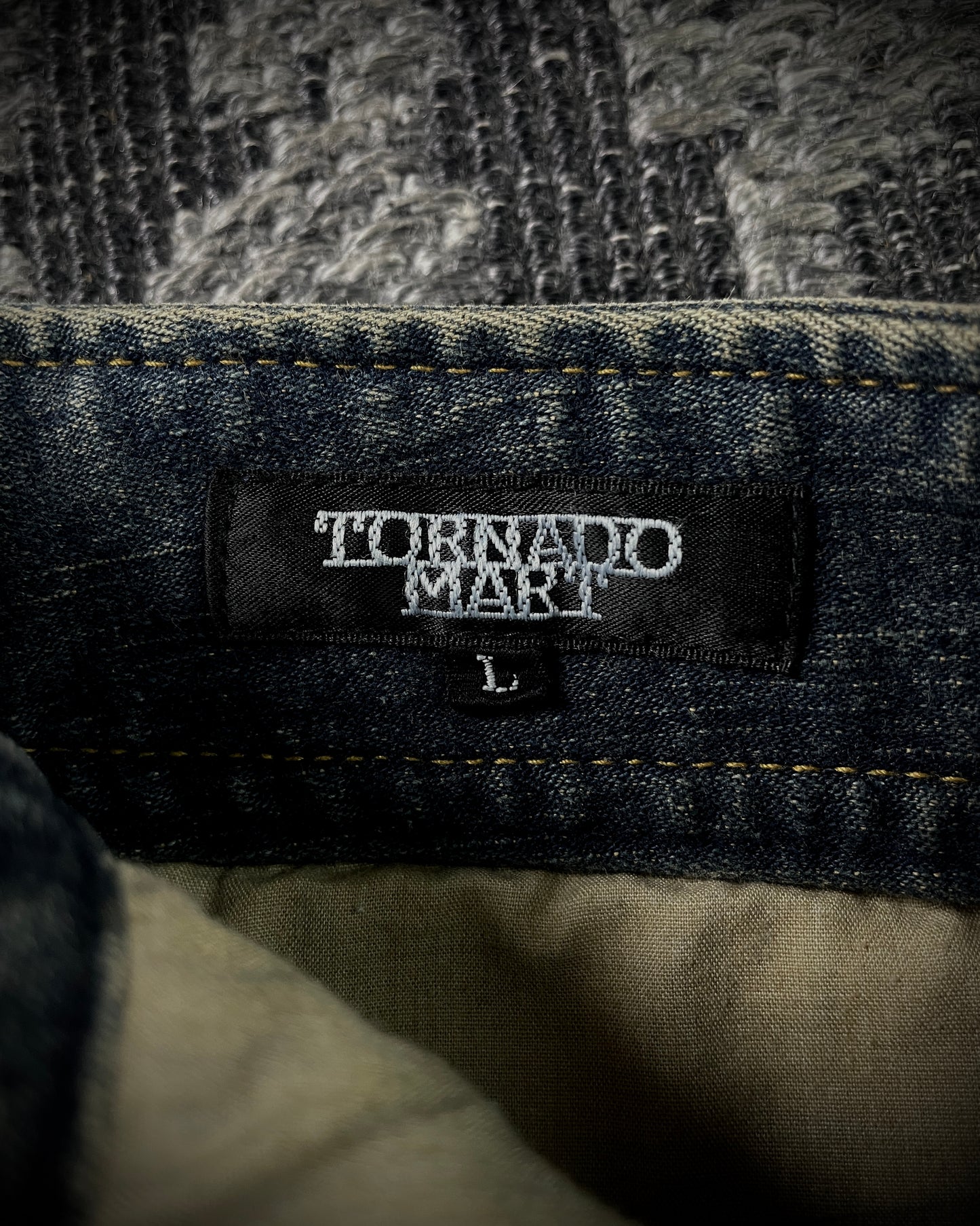 Tornado Mart Patchwork Cowboy Flared Jeans