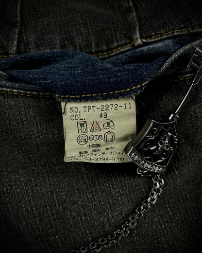 Tornado Mart Patchwork Cowboy Flared Jeans