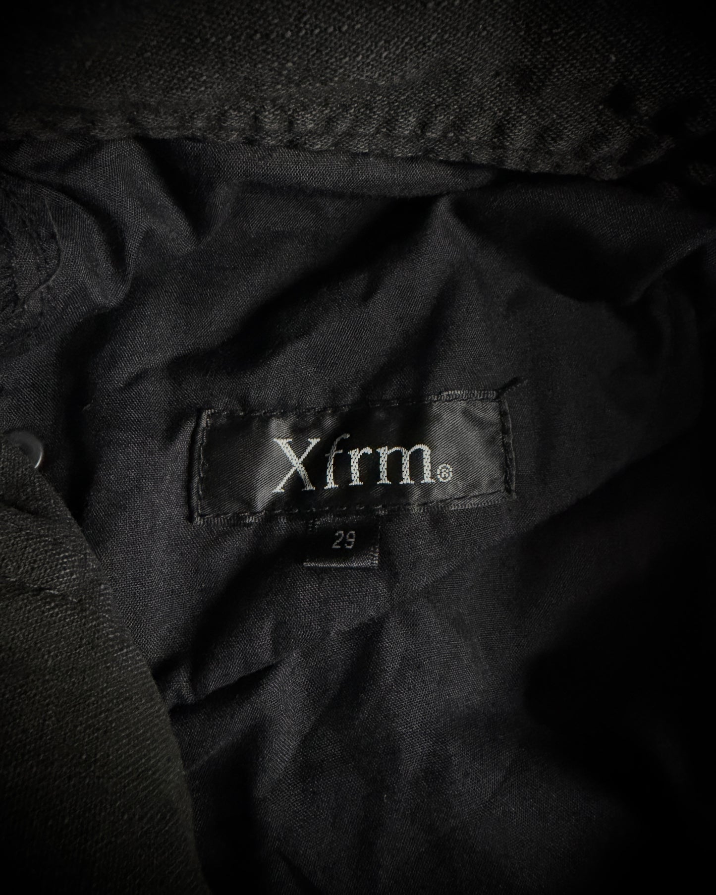 Xfrm Rust Fade Paint Embroidered Bootcut Denim