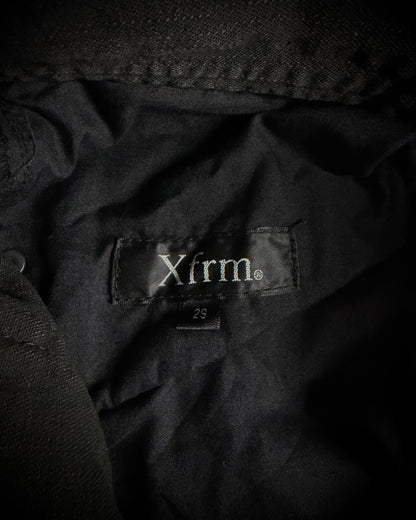 Xfrm Rust Fade Paint Embroidered Bootcut Denim