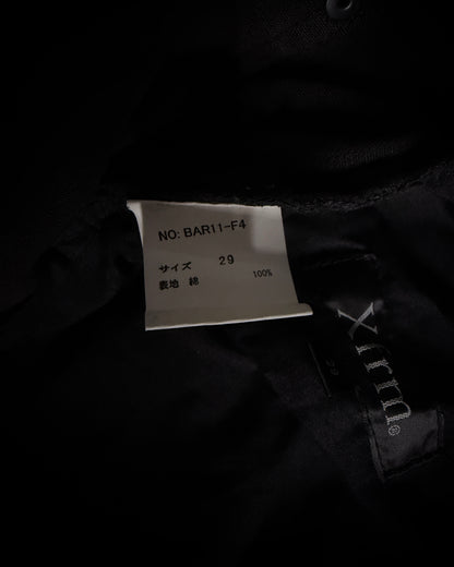 Xfrm Rust Fade Paint Embroidered Bootcut Denim