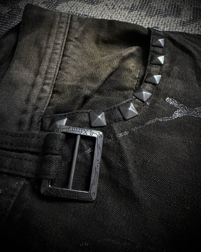 Xfrm Rust Fade Paint Embroidered Bootcut Denim