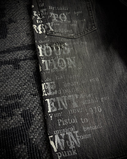 Edge Rupert Union Jack Distressed Flared Jeans
