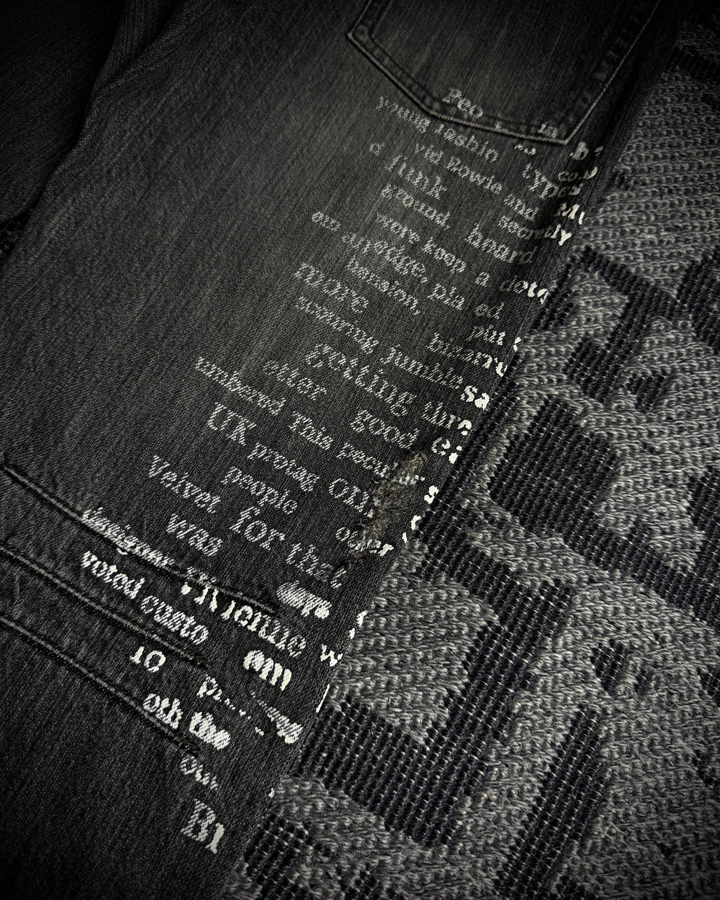 Edge Rupert Union Jack Distressed Flared Jeans