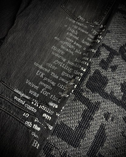 Edge Rupert Union Jack Distressed Flared Jeans