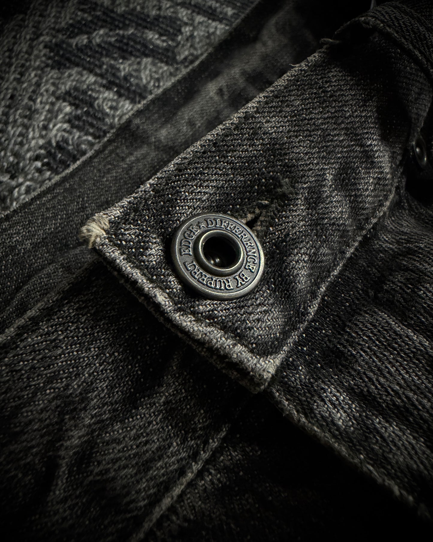 Edge Rupert Union Jack Distressed Flared Jeans