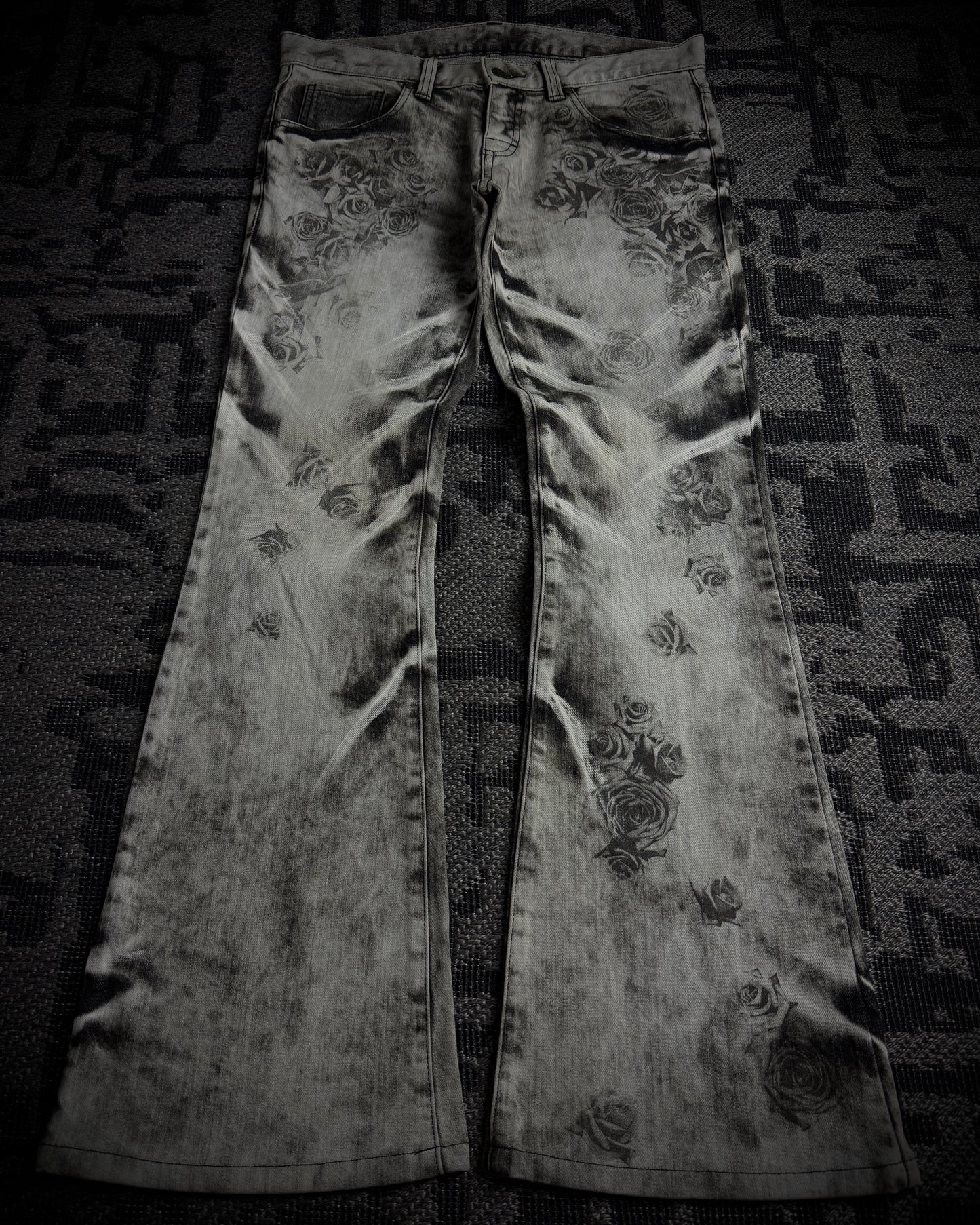 Tornado Mart Ash Rose Flared Jeans
