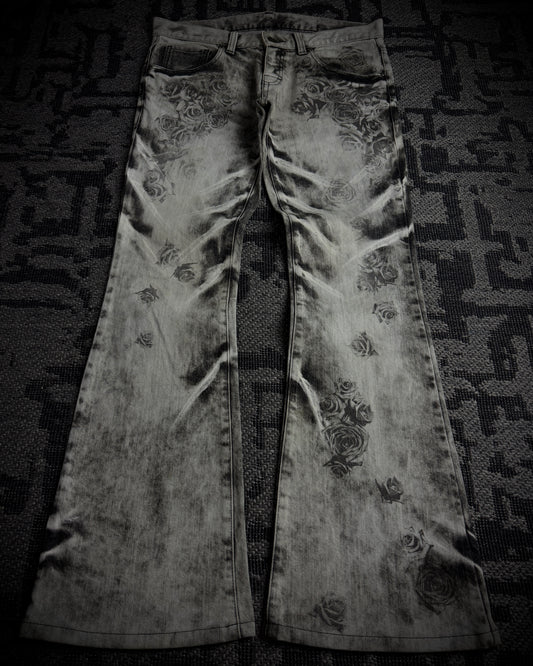 Tornado Mart Ash Rose Flared Jeans