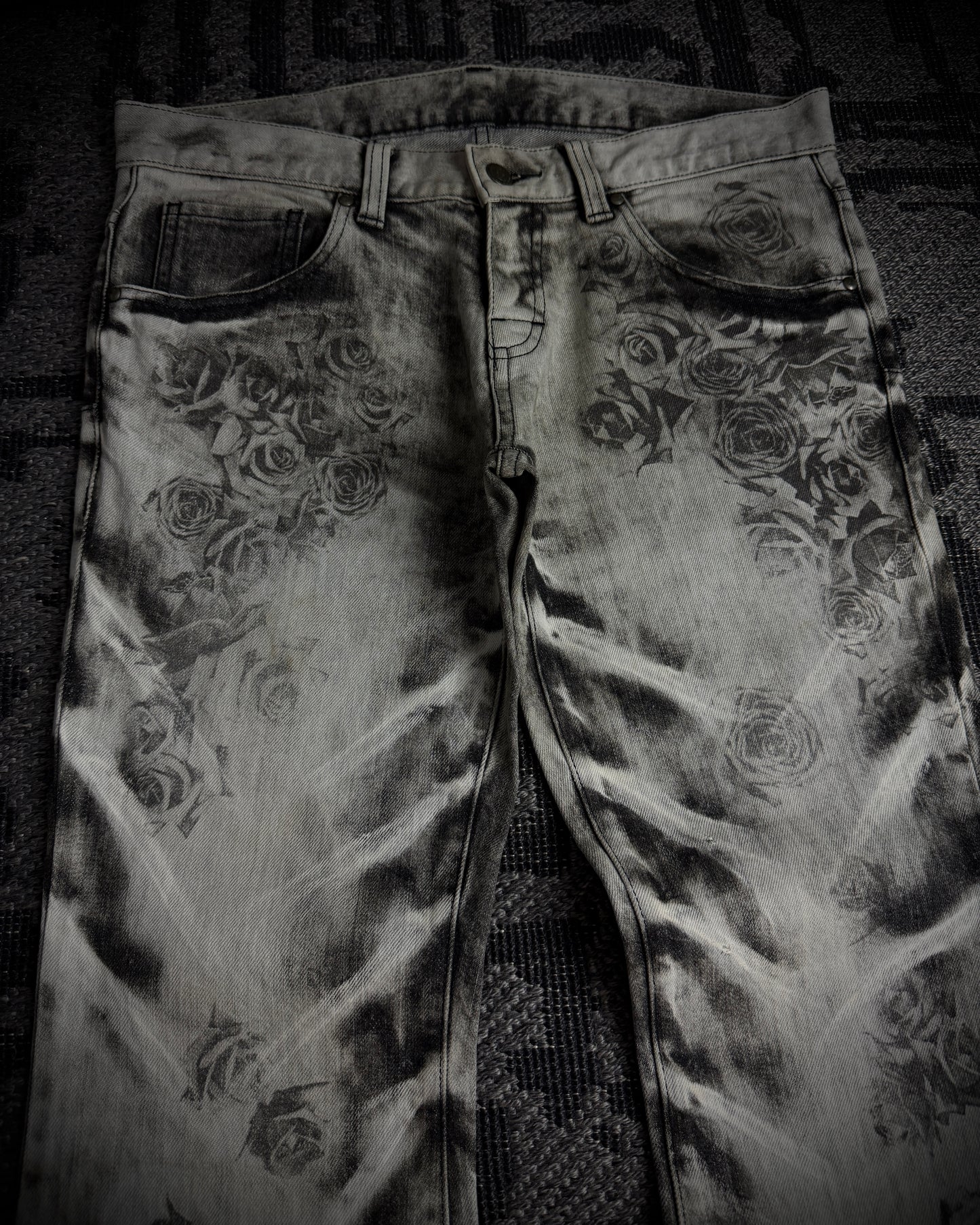 Tornado Mart Ash Rose Flared Jeans