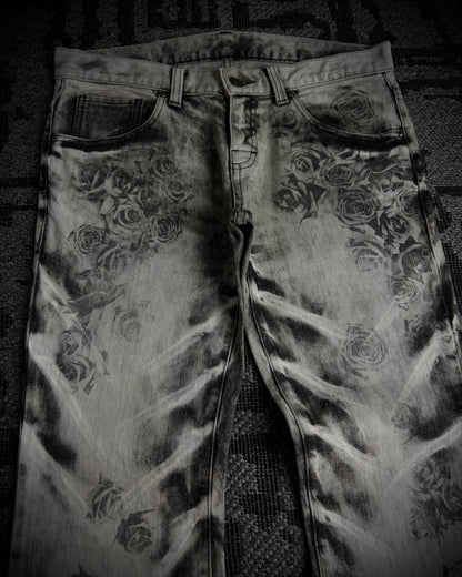 Tornado Mart Ash Rose Flared Jeans