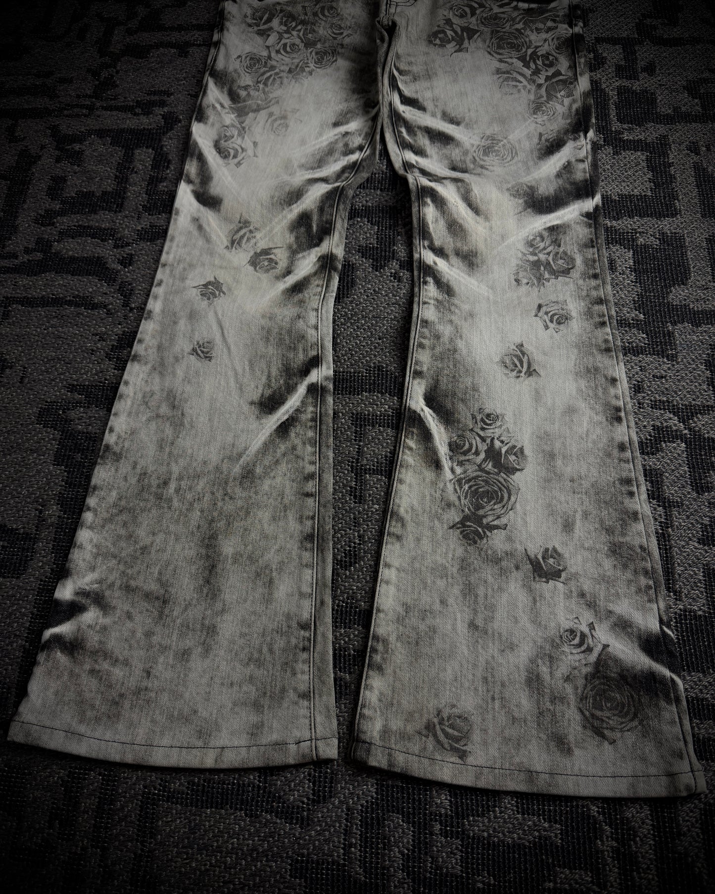Tornado Mart Ash Rose Flared Jeans